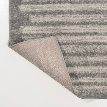 Khalil Modern Berber Stripe Area Rug